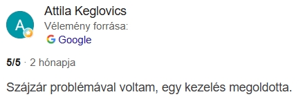 Állkapocs-ízületi kezelés TMJ ötcsillagos vélemény